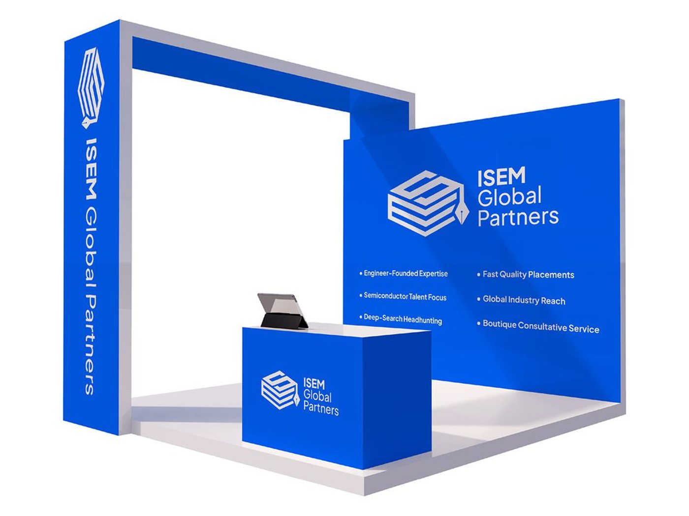 ISEM Global Partners: From Rebrand to Exhibition Booth, Banners and Print